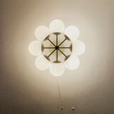 Opaline Sputnik chandelier by Kaiser Leuchten
