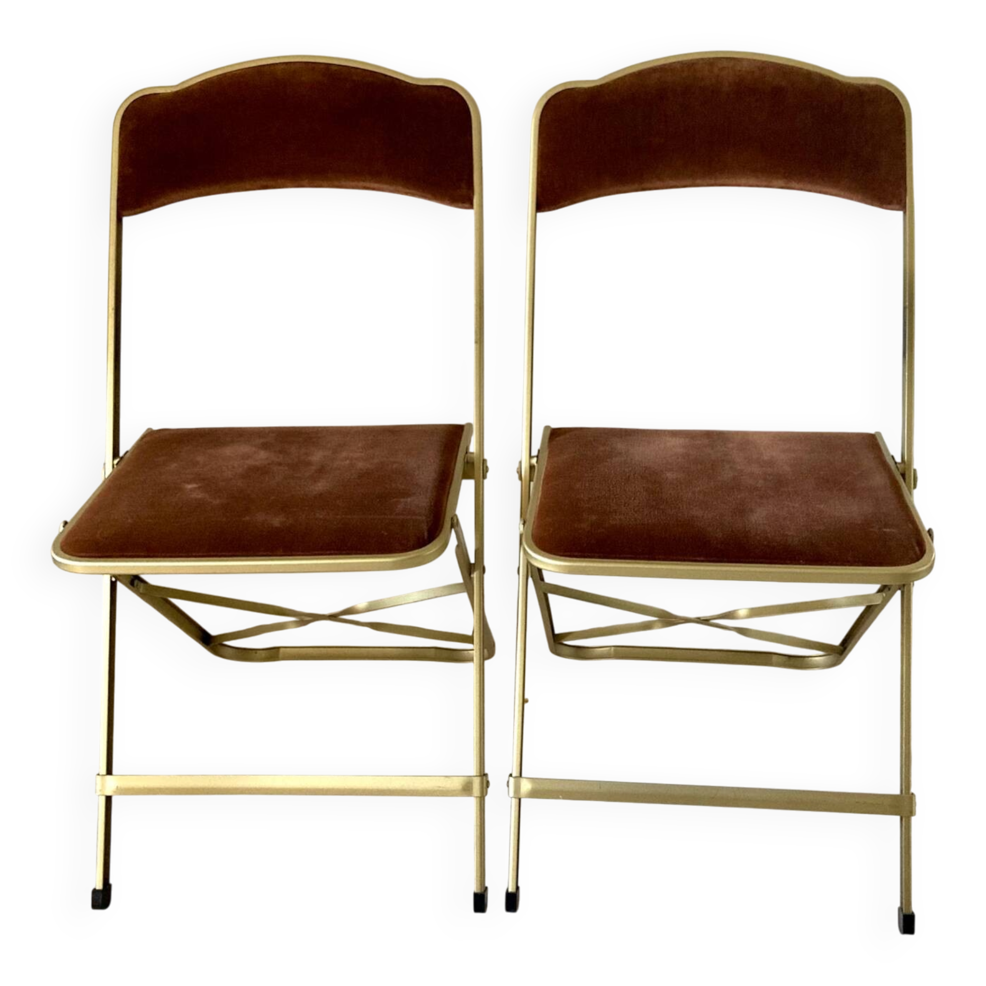Pair of folding chairs Chaisor