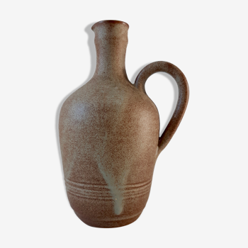 Vallauris vintage sandstone pitcher