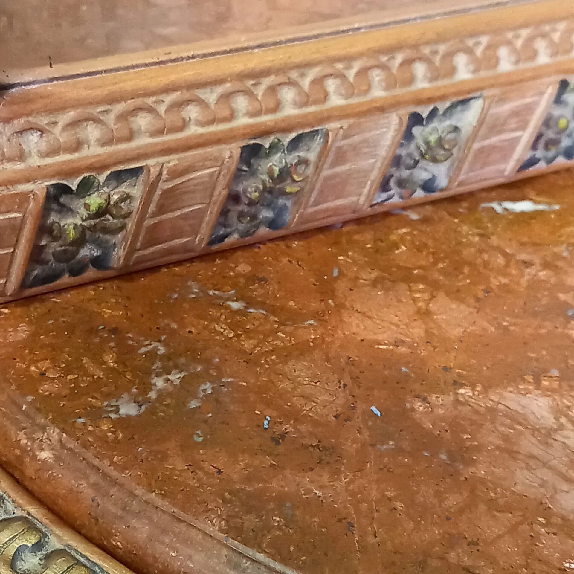 Table console avec miroir