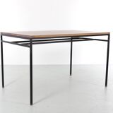 Cosmopol desk, walnut and steel. 120 x 60 cm