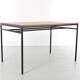 Cosmopol desk, walnut and steel. 120 x 60 cm