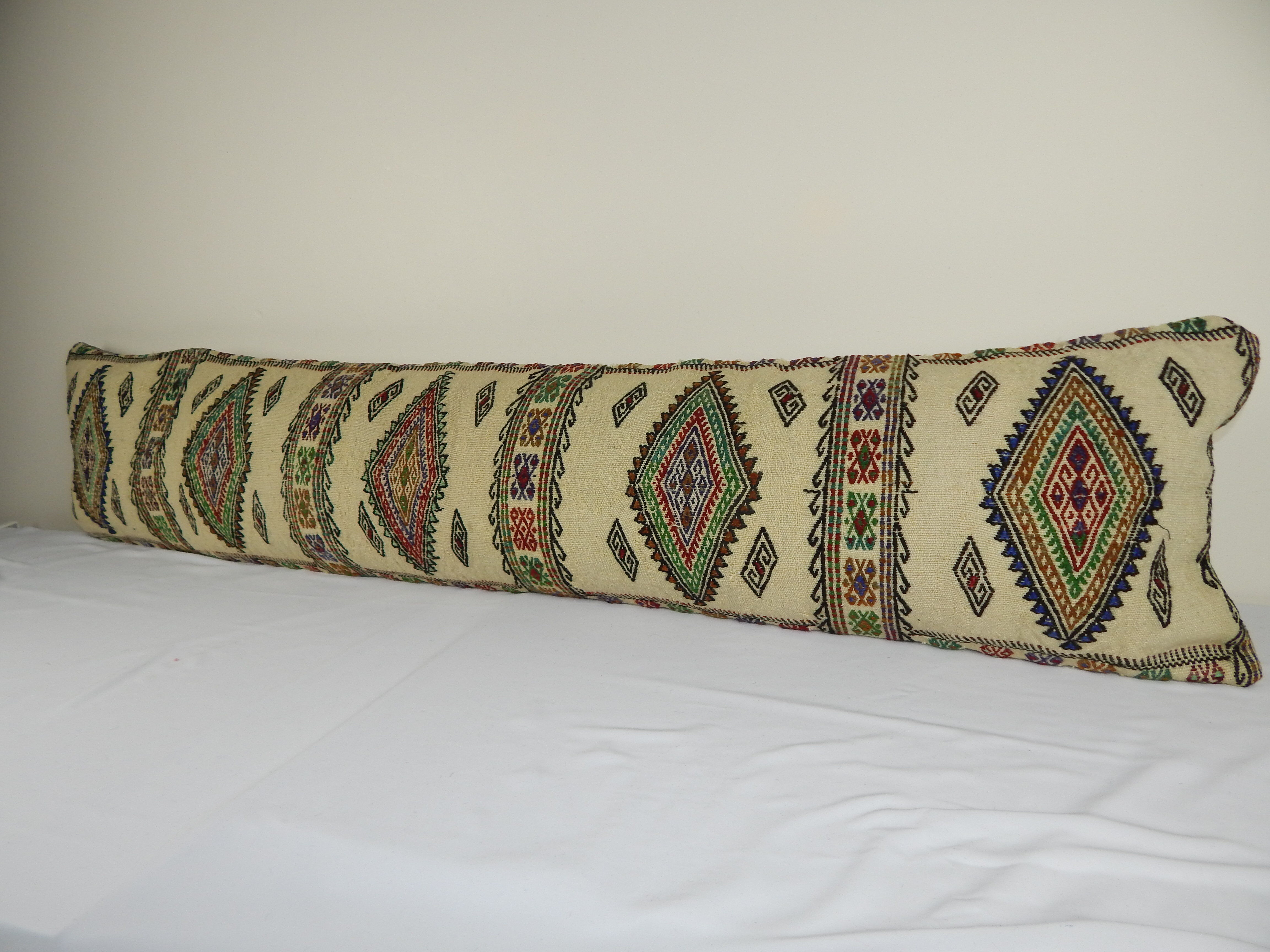 Extra long handmade Kilim cushion cover ak41