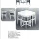 Ensemble Thonet 1960 table et 4 chaises