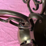 Antique gilded bronze chandelier with 8 lights