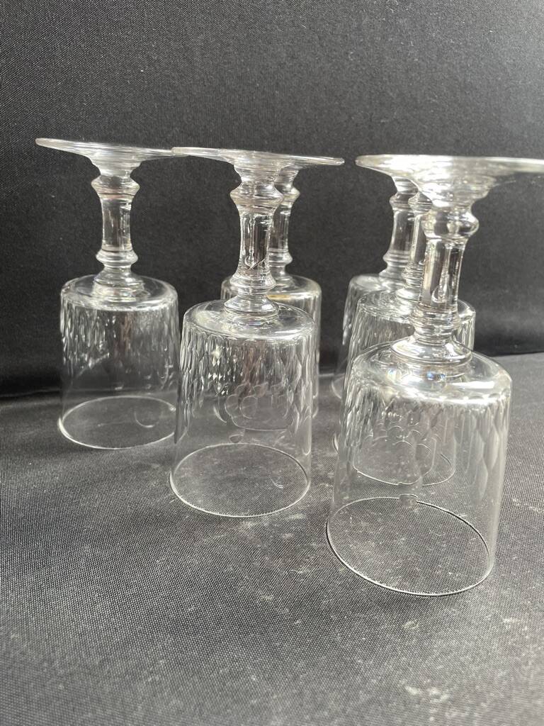 6 Baccarat Champigny wine glasses