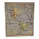 Carte scolaire Vidal Lablache - Continent Américain