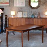 Johannes Andersen, table en teck et palissandre