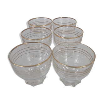 Lot of 6 glasses