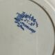6 dessert plates ironstone J. Vieillard Bordeaux "Garland"