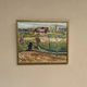 Original Swedish Oil on Panel – “Landscape” by Alexander Roos (1895–1973) – Signed – Vintage & Framed – 48 × 41 cm