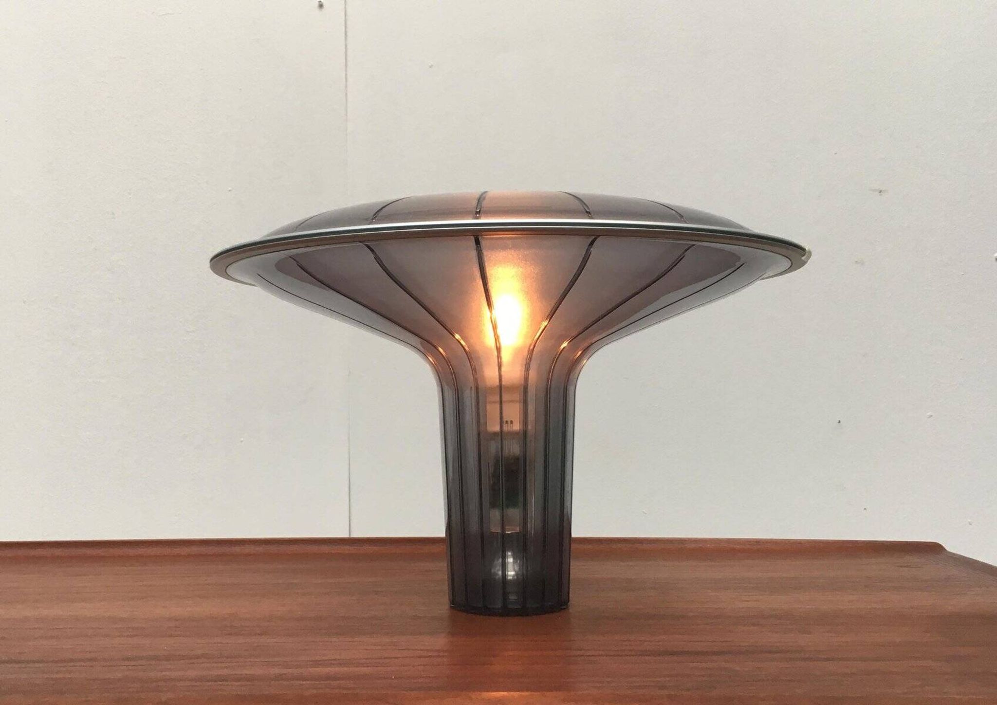 Contemporary Italian table lamp model Agaricon D36 by Ross Lovegrove for Luceplan.