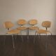 Set of 4 Steelcase Strafor 420-440 chairs by Pierre Paulin from the 1970s.