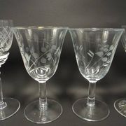 Set of 6 small glasses
