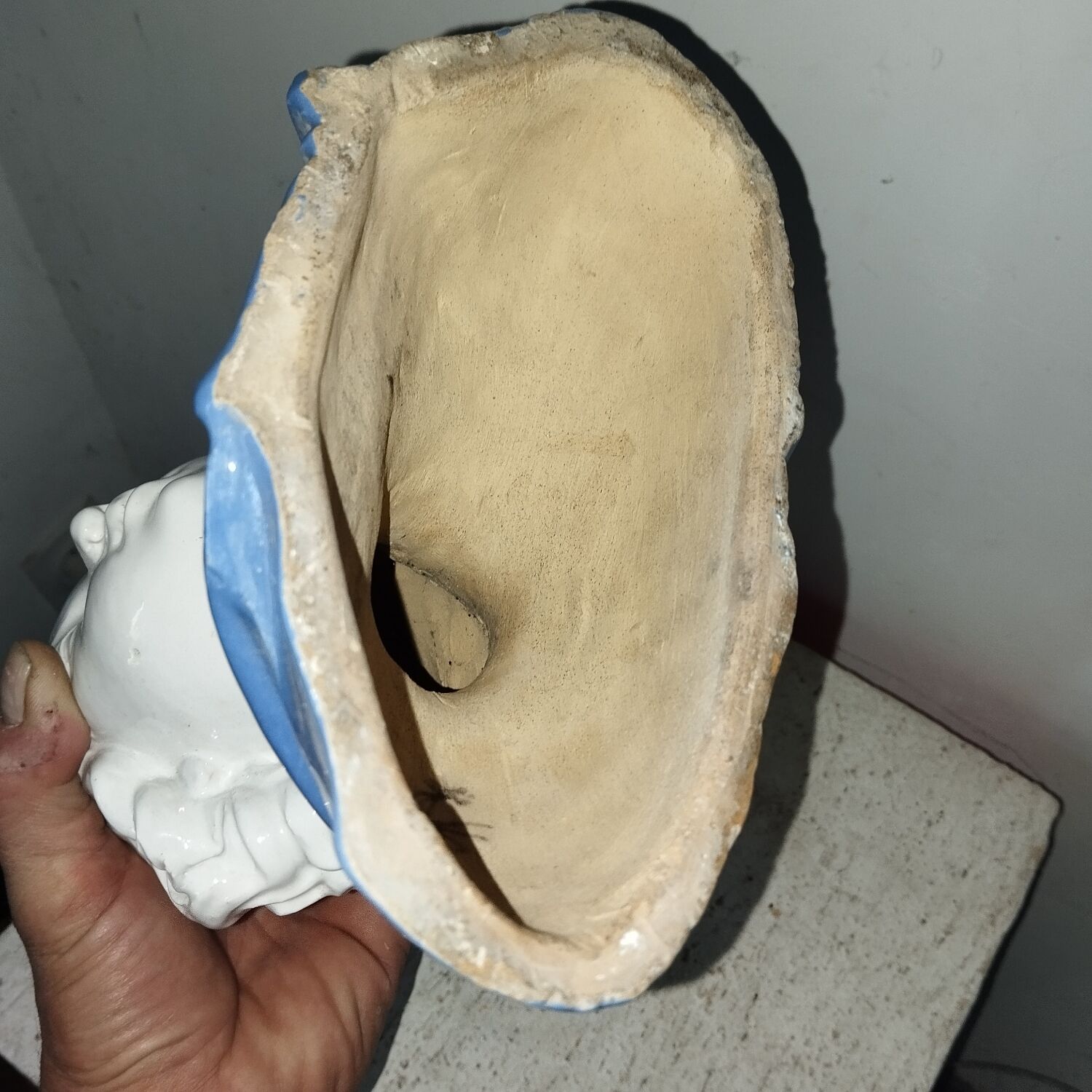 Italian ceramic bust