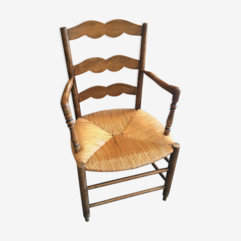Mulched chair called "good woman", Oak, Restoration period