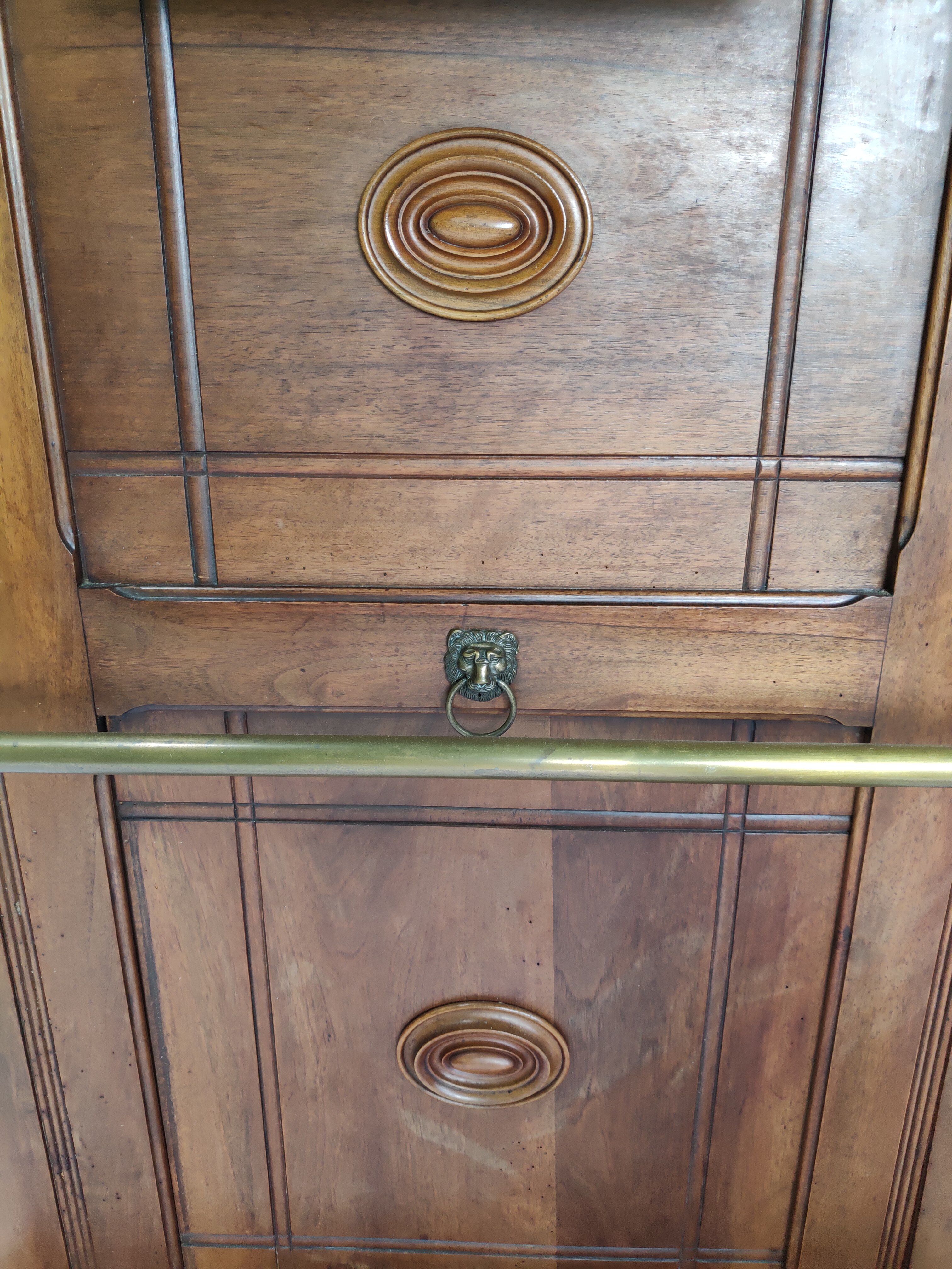 Vintage wardrobe door canna