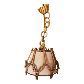 Vintage rattan suspension Louis sognot
