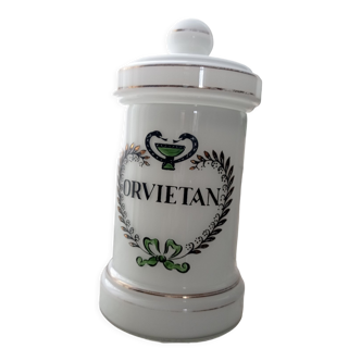 Opaline medicine jar