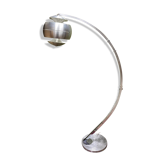 Arc floor lamp in chrome design by Bertrand Balas Ep 70