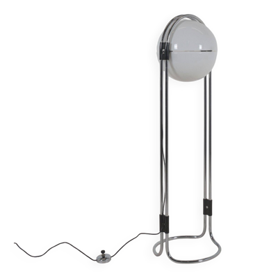 Lampe sur pied en grains de café rare par André Ricard pour Metalarte, années 1970.