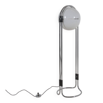 Lampe sur pied en grains de café rare par André Ricard pour Metalarte, années 1970.