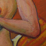 Female nude oil on canvas
