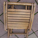 Ancienne chaise pliante enfant