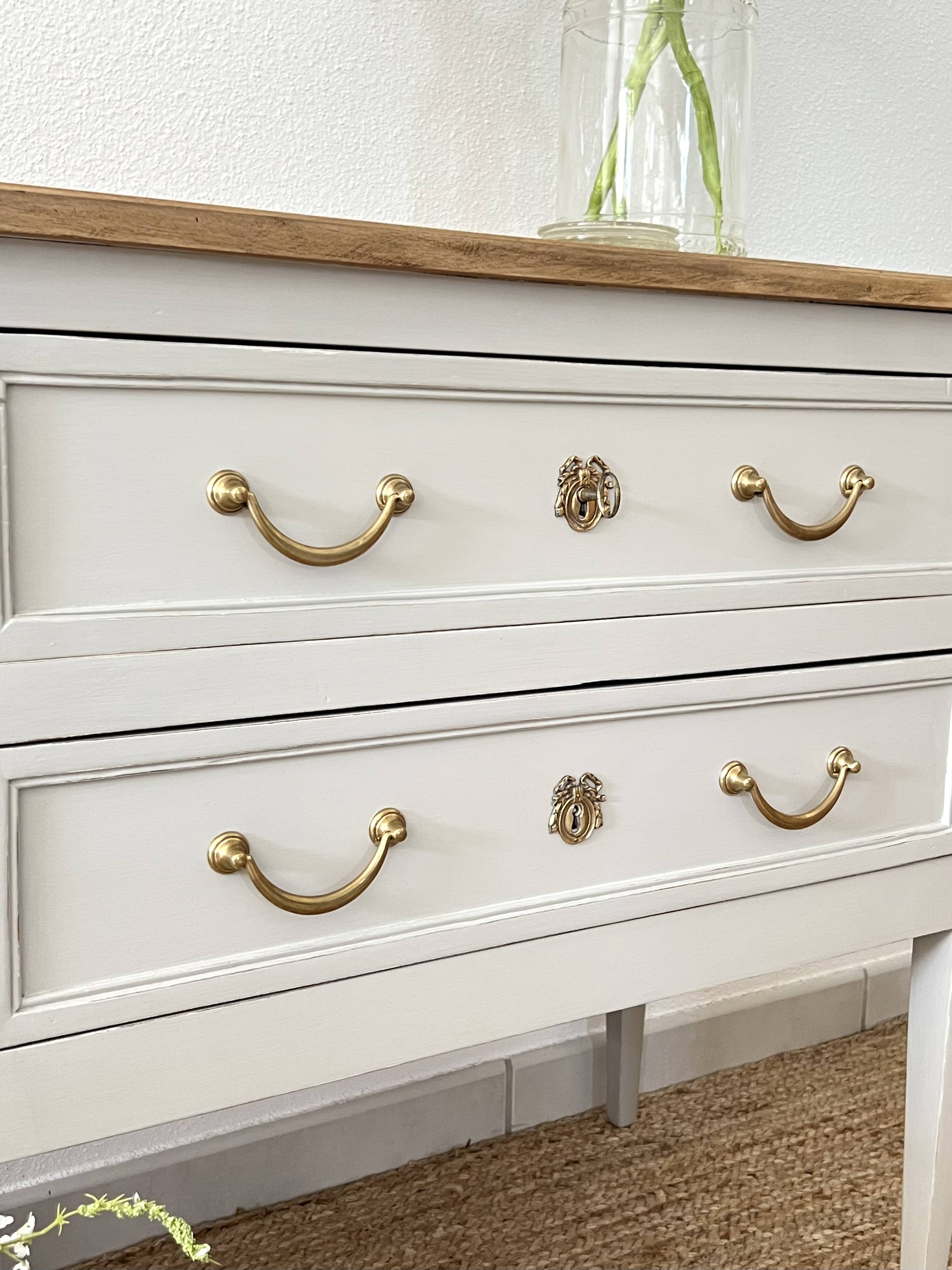 Louis XVI style chest of drawers known as sauteuse