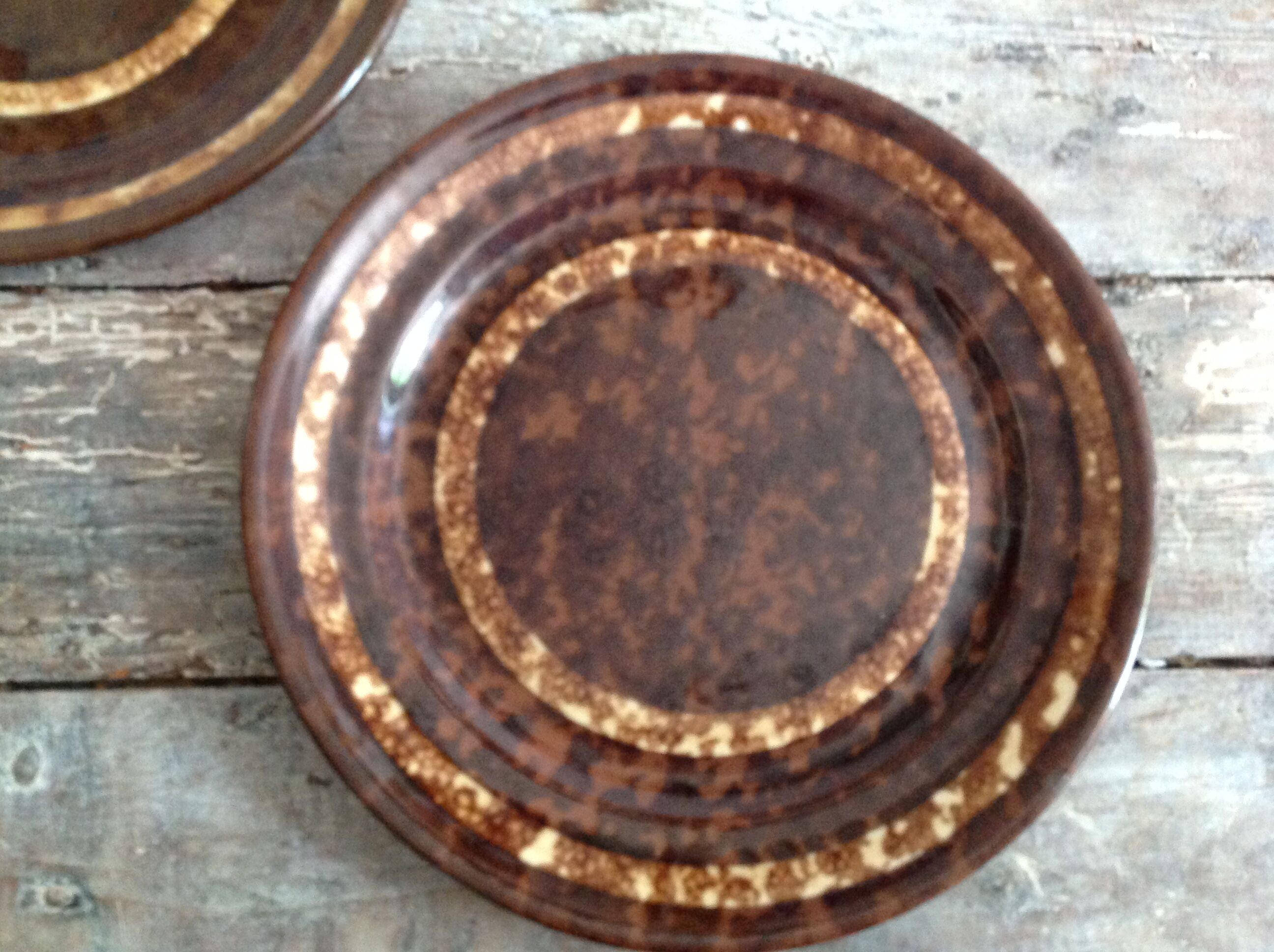 Series of 5 dessert plates