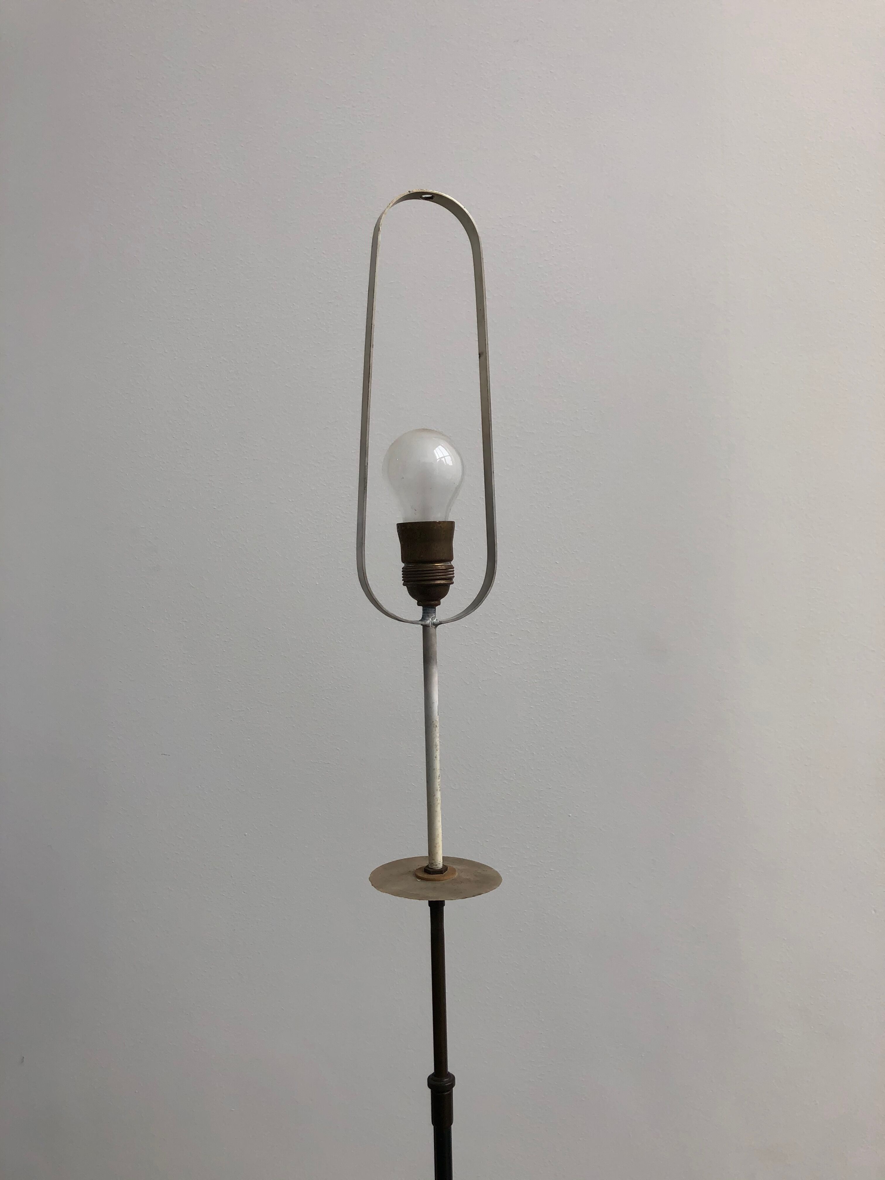 Tripod Cocoon Floor Lamp by H. Klingele for Artimeta, 1950s