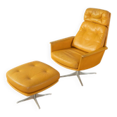 SEDIA armchair with footstool by Horst Brüning for Cor, 1970s