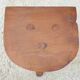 Solid wood tripod milking stool