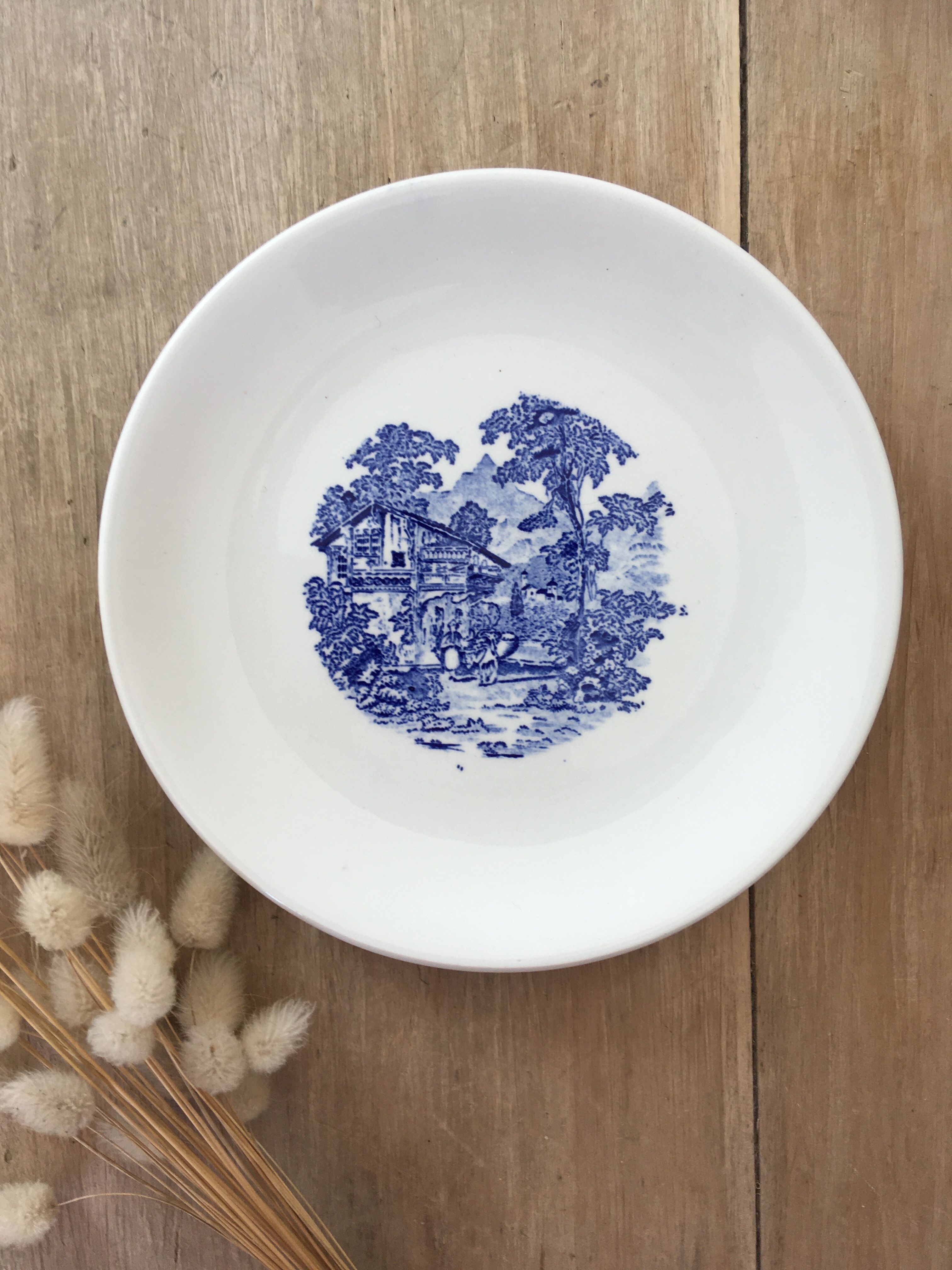 Mismatched dessert plates