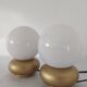 Paire de lampes de chevet vintage