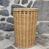 Rattan laundry basket, H67 - Ø44