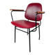 Mid-century red dining chair, Italy, 1960s