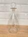 Engraved glass decanter