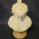 Bust of Angelica Maria by Gianneli Faux Alabaster on Marble