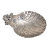 Vide poche coquille St Jacques argenté