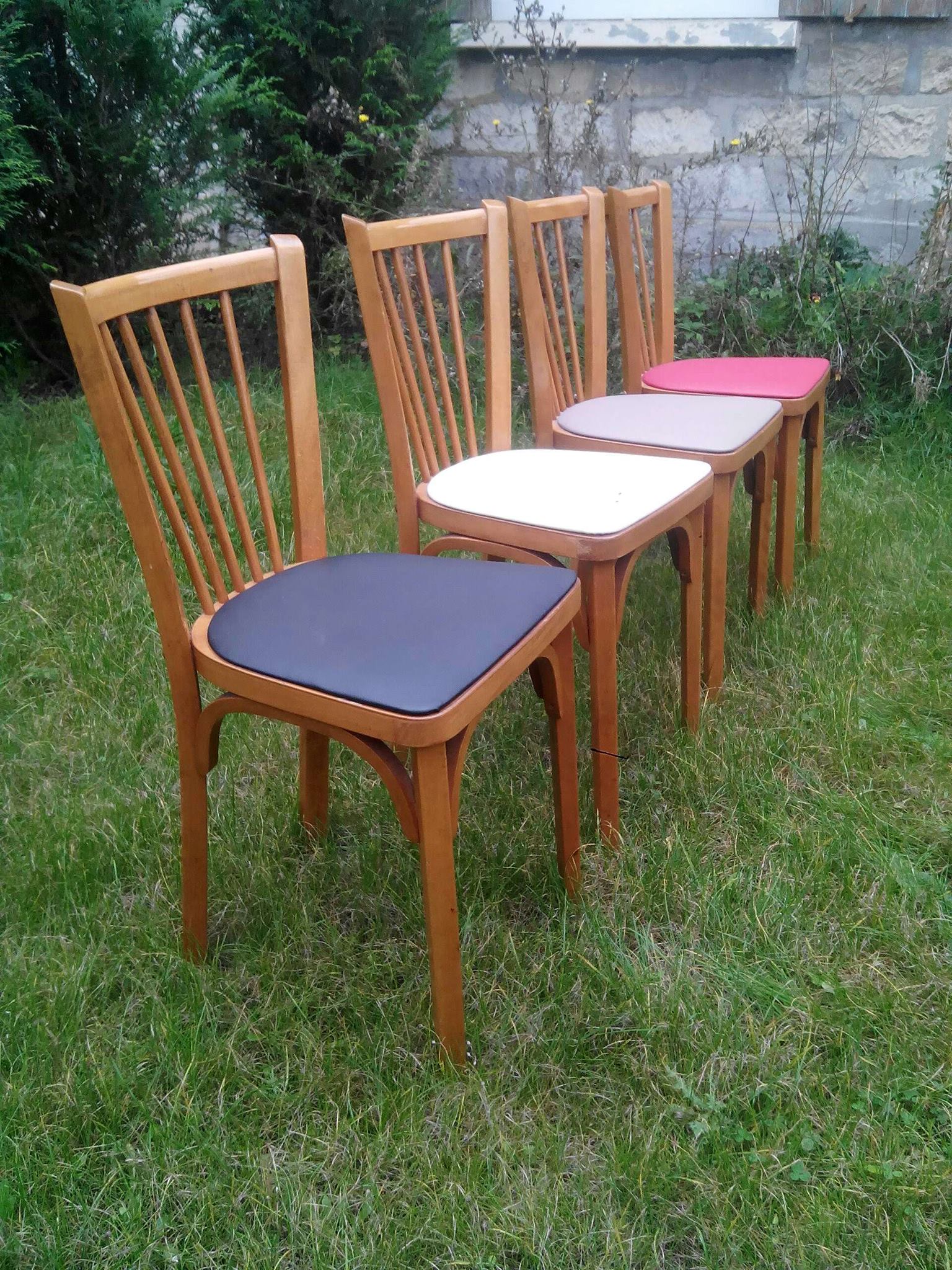 Série de 4 chaises Baumann