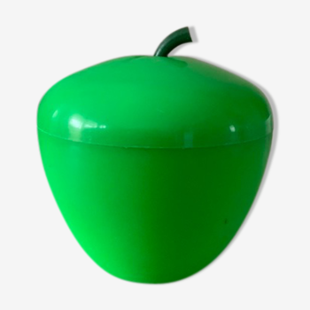 Vintage green ice bucket apple