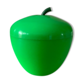 Vintage green ice bucket apple