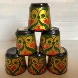 Set of six russian cockroaches