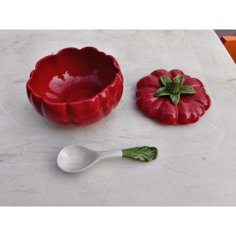 Soupière faïence tomate