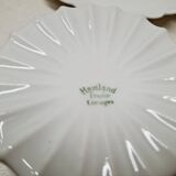 Set of 12 Limoges Haviland Torse white cups
