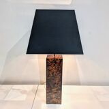 Mordorated lacquered lamp circa 1970