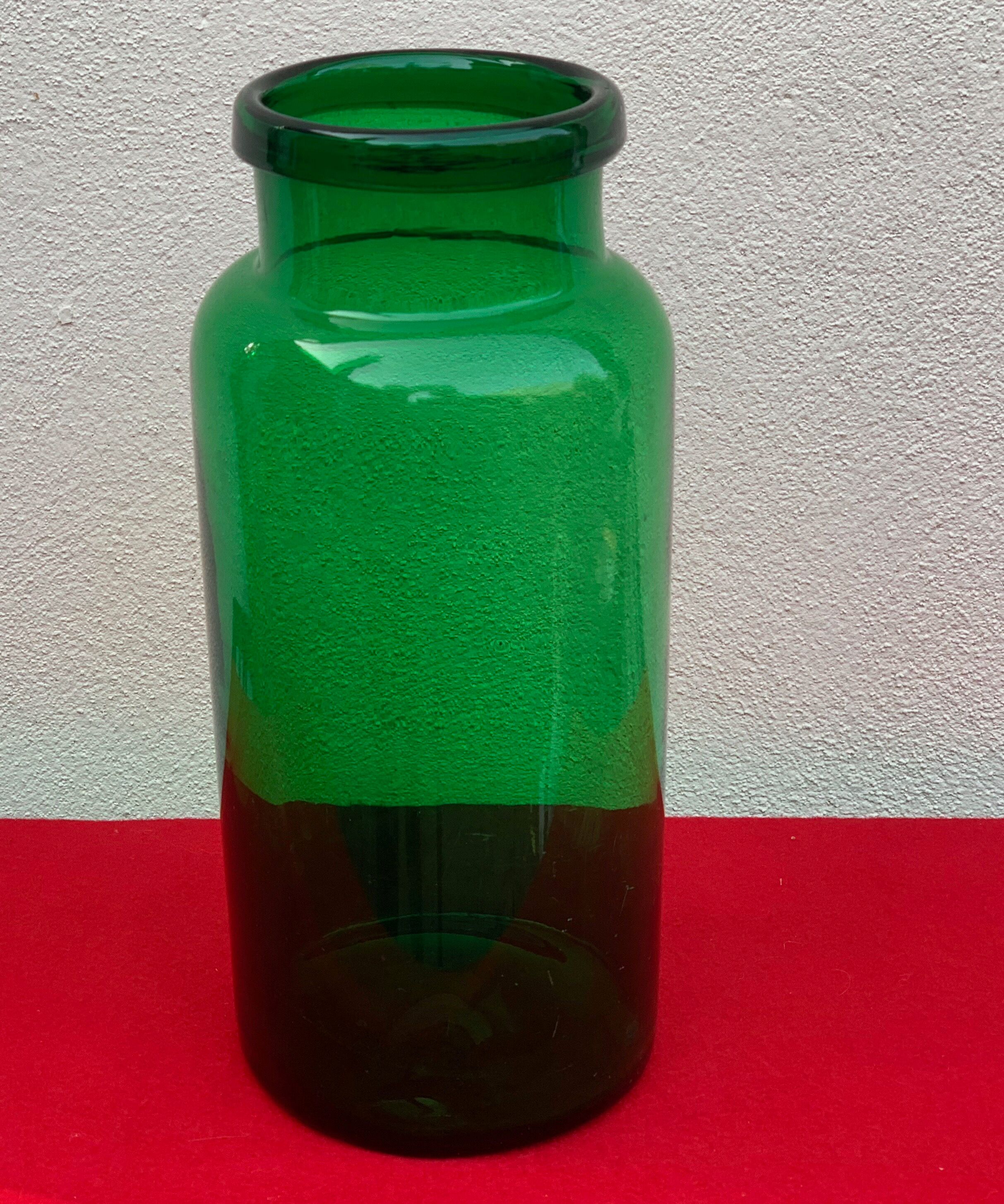 Glass apothecary jar