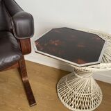 Lucite turtleshell-style tray circa 1970