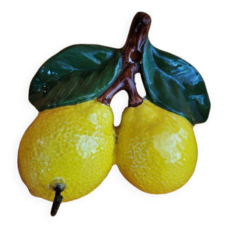 Lemon tea towel holder